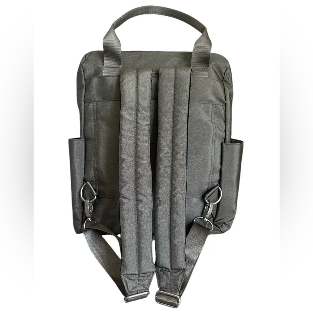Baggallini Gray Metallic Backpack - Picture 2 of 13